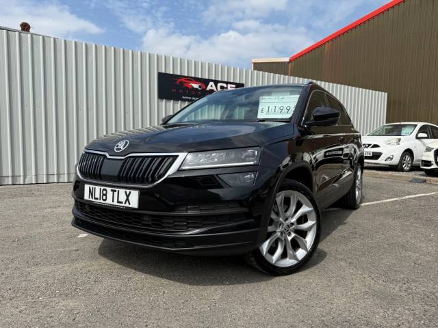 Skoda Karoq 1.5 TSI Edition 5dr DSG, FSH, 2 keys Estate Petrol Black