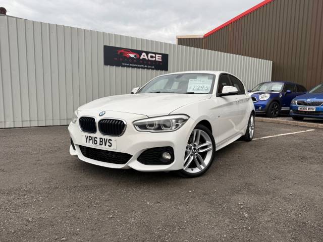 BMW 1 Series 2.0 118d M Sport 5dr, FSH, 2 keys, 2 keepers Hatchback Diesel White